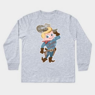 The Frito Kid (distressed) Kids Long Sleeve T-Shirt